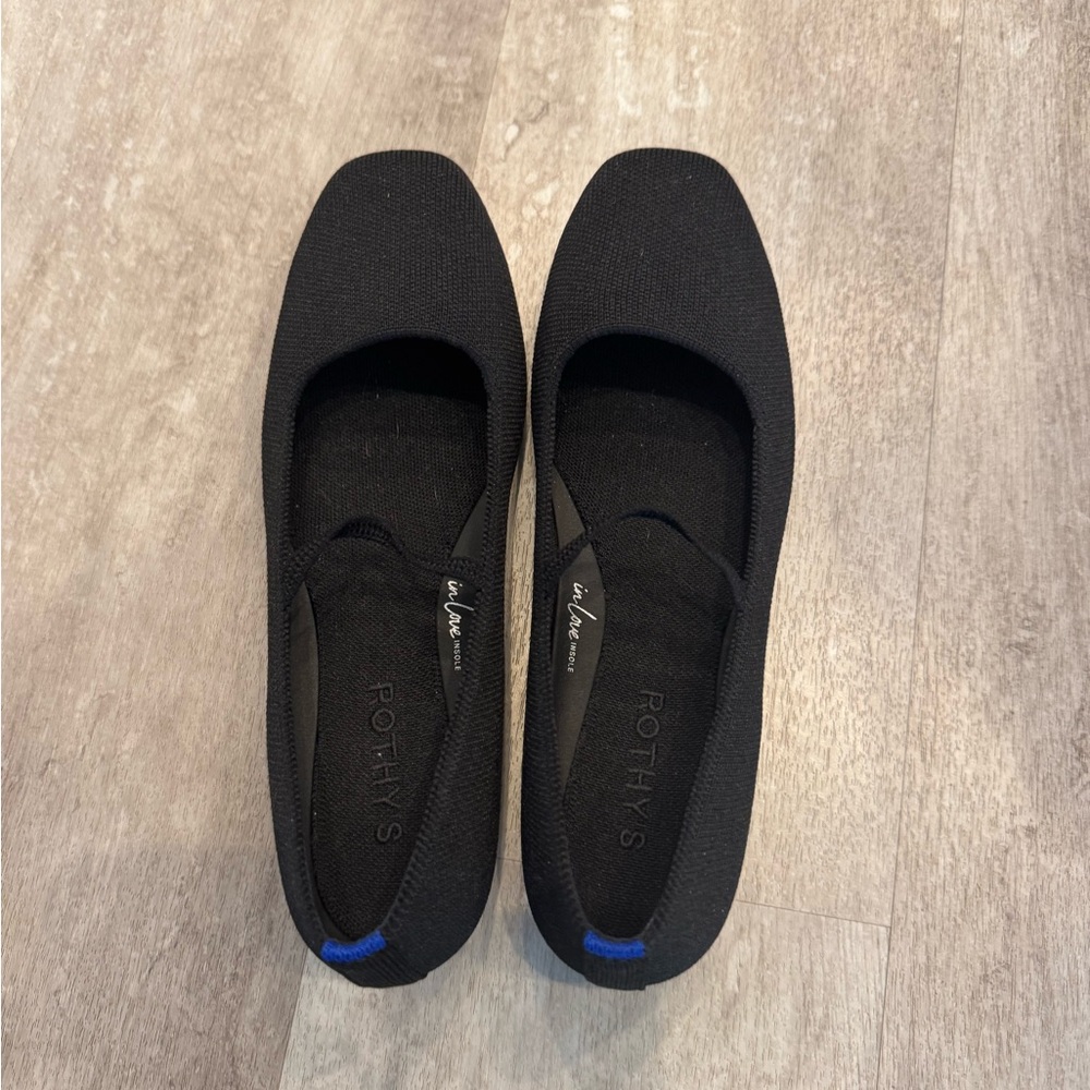 Rothy's Black Flats Minimalist Comfort